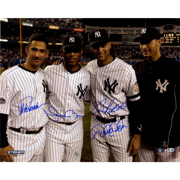New York Yankees Derek Jeter Mariano Rivera Andy Pettitte Jorge